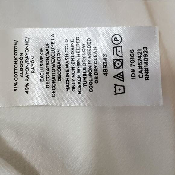 LOFT white crocheted lace shorts‎ size large - Picture 5 of 5